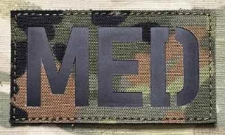 Action LaserCut Patch - MED - Medium - Flecktarn - nášivka