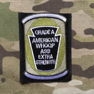 NoName Grade a American Whoop Ass Extra Strength Patch - nášivka