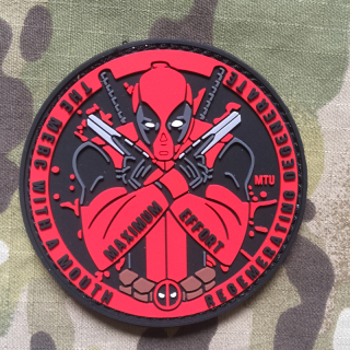 NoName Deadpool The Merc with Mouth PVC Patch - nášivka