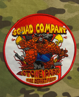911Patches Stone Park Fire Department Squad 21 Patch - nášivka