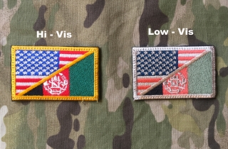 LaPatcheria USA/Afghanistan Flag Patch
