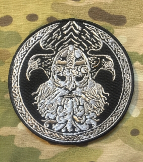 Ukrajina Velcro Patch Odin with Crows nášivka