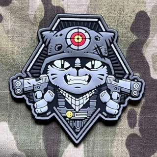 MoralPatches TactiCat Opurrations 3 PVC Patch - nášivka