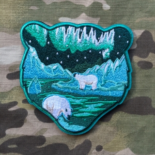MoralPatches Wildlife Series - Icebear Patch - nášivka