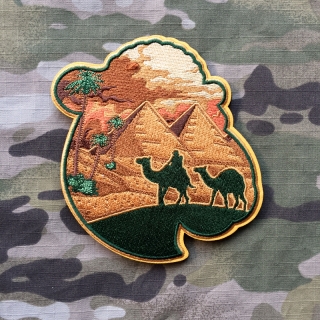 MoralPatches Wildlife Series - Camel Patch - nášivka
