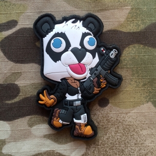 MoralPatches Two Week Warriors - Panda PVC Patch - nášivka