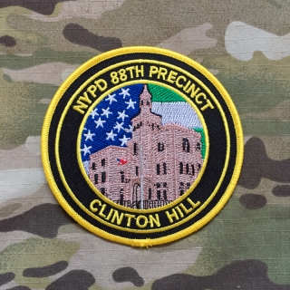 PoliceFirePatches USA NYPD 88th Precinct Clinton Hill Patch - nášivka
