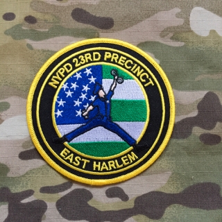 PoliceFirePatches USA NYPD 23rd Precinct East Harlem Patch - nášivka