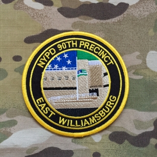 PoliceFirePatches USA NYPD 90th Precinct East Williamsburg Patch - nášivka