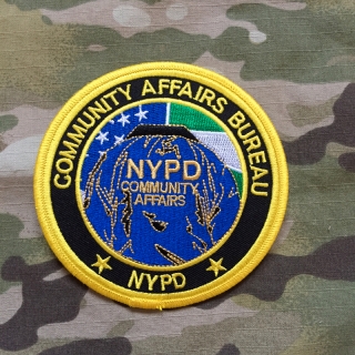 PoliceFirePatches USA NYPD Community Affairs Bureau Patch - nášivka