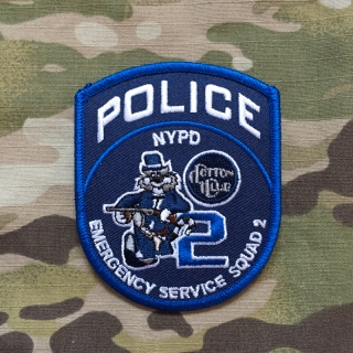 PoliceFirePatches USA NYPD Police Emergency Service Squad 2 Patch - nášivka