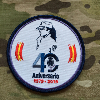 PoliceFirePatches Spain Policia Nacional - 40 Aniversario de la Mujerl 1979-2019 Patch - nášivka