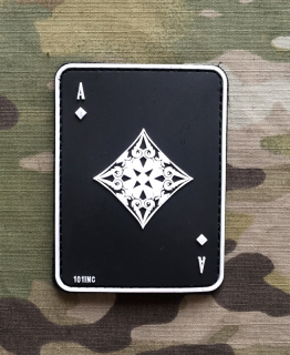 101inc Ace of Diamonds PVC Patch - nášivka