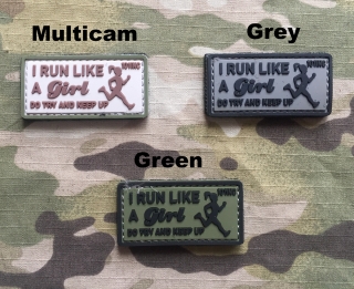 101inc I Run Like PVC Patch - nášivka