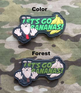 101inc Let´s Go Bananas PVC Patch - nášivka