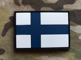 101inc Finland Flag PVC Patch - nášivka