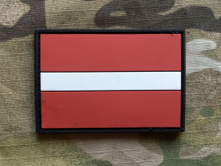 101inc Latvia Flag PVC Patch - nášivka