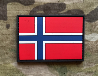 101inc Norway Flag PVC Patch - nášivka