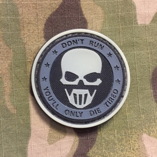 NoName Ghost Dont Run PVC Patch - GID - nášivka