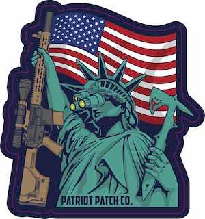 PATRIOT Stickers Lady Liberty - samolepka