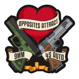 PATRIOT Stickers Opposites Attrac - samolepka