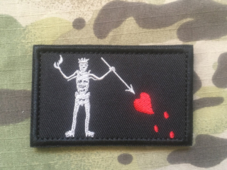 NoName Blackbeard Pirate Flag Patch - nášivka