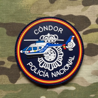 PoliceFirePatches Spain Policia Nacional CÓNDOR PVC Patch - nášivka