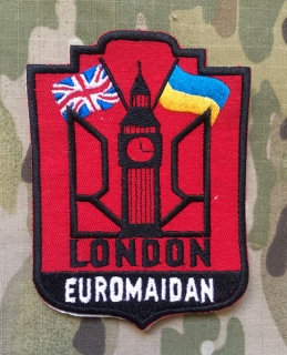 Ukrajina Military Patch London Euromaidan ver.4 - nášivka