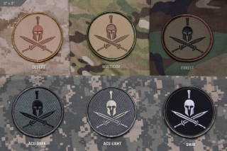 MSM Spartan Helmet Patch - nášivka