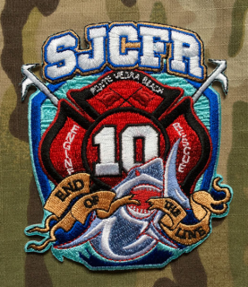 911Patches Saint Johns Country Fire Department Station 10 Patch - nášivka