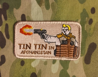 Tin Tin In Afghanistan Patch