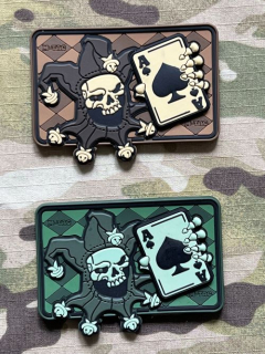 M-Tac Joker Skull PVC Patch - nášivka 