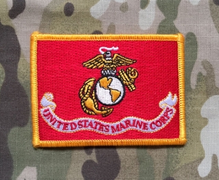 NoName USMC Flag Iron-on Patch - nášivka