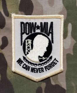 NoName POW-MIA We can Never Forget Iron-on Patch - nášivka