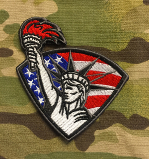 NoName US Flag - Statue of Liberty Patch