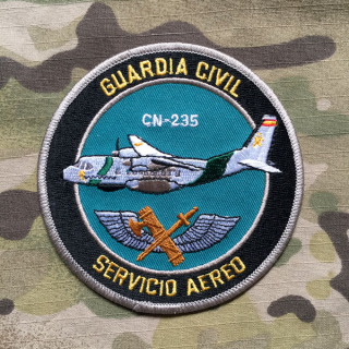 PoliceFirePatches Spain Guardia Civil - Servicio Aereo CN-235 - nášivka