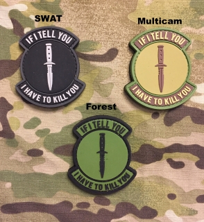 NoName IF I TELL YOU PVC Patch