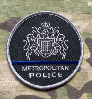 PoliceFirePatches UK Metropolitan Police London - Blue Line - nášivka