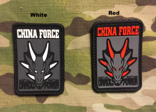 NoName CHINA FORCE - DRAGON POWER PVC nášivka