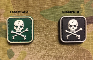 Pirate Scull PVC Mini Patch