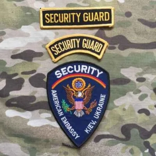 USA American Embassy Security Guard - Kiev - nášivka