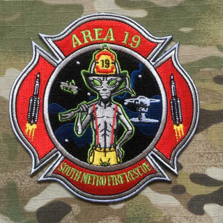 911Patches South Metro Fire Rescue Department Station 19 Patch - nášivka