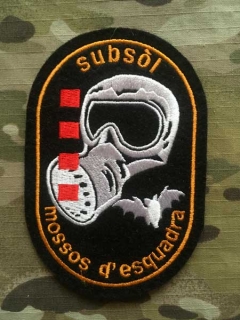 PoliceFirePatches Spain Mossos d'Esquadra - Subsol - nášivka