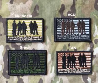 YJPF Lone Survivar American Flag Patch