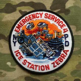 PoliceFirePatches USA NYPD Emergency Service 4 - Ice Station Zebra - nášivka