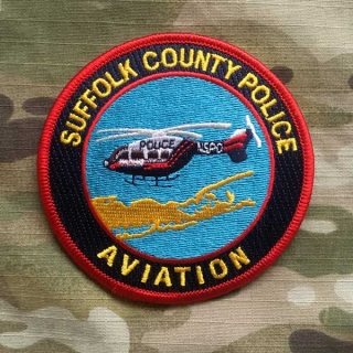 PoliceFirePatches USA Suffolk County Police Aviation - nášivka