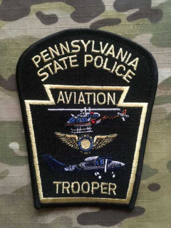 USA Patch Pennsylvania State Police Aviation Trooper - nášivka