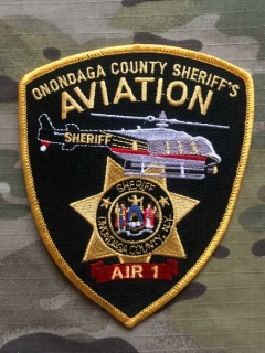PoliceFirePatches USA Onondaga County Sheriffs Aviation Air 1 - nášivka