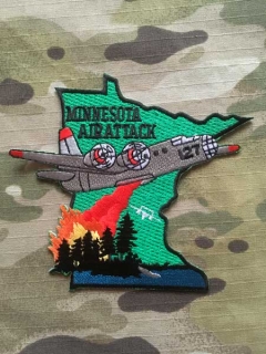 PoliceFirePatches USA Minnesota Airattack - nášivka