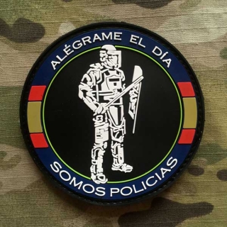 PoliceFirePatches Spain Policia Nacional Somos Policias Alégrame El Día - nášivka 